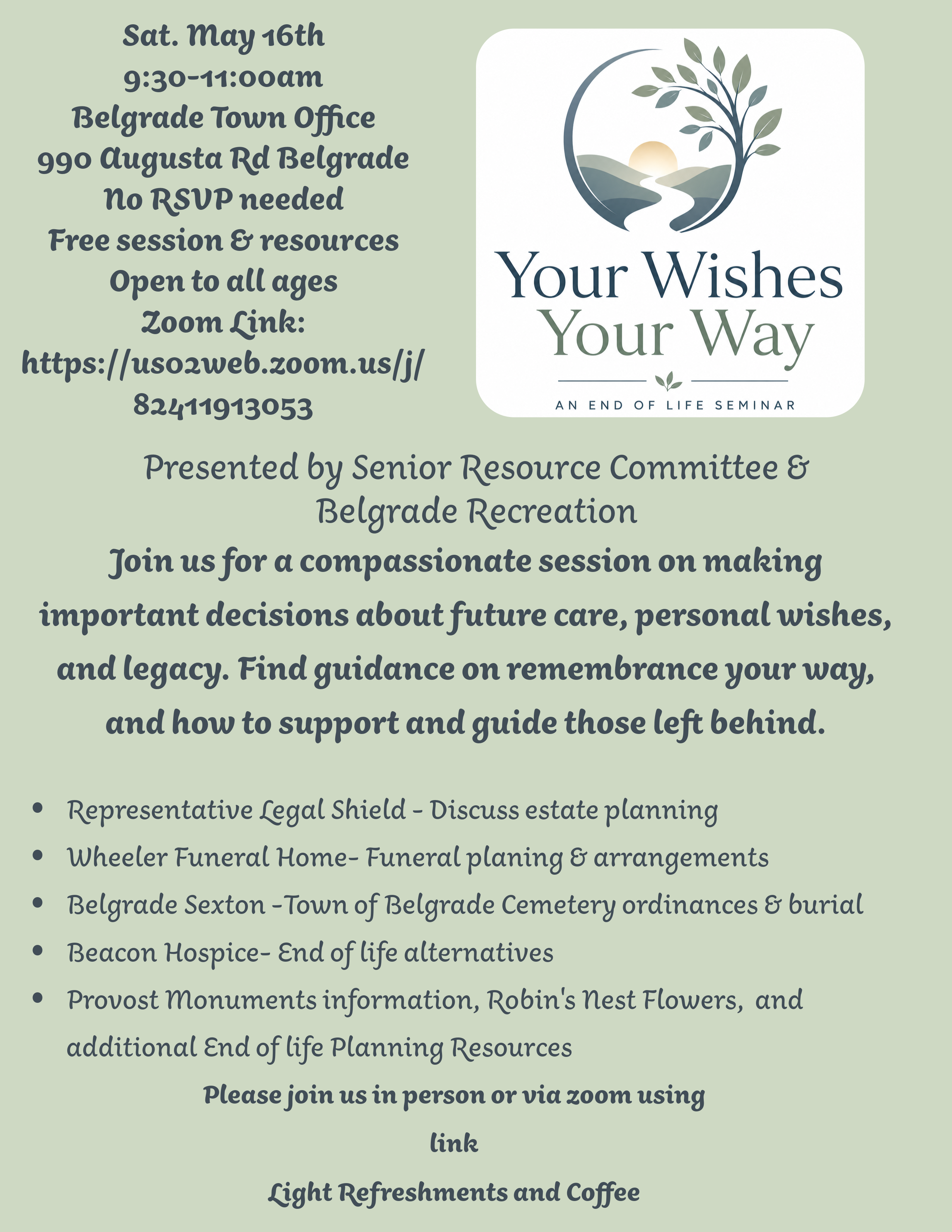 End of Life Seminar